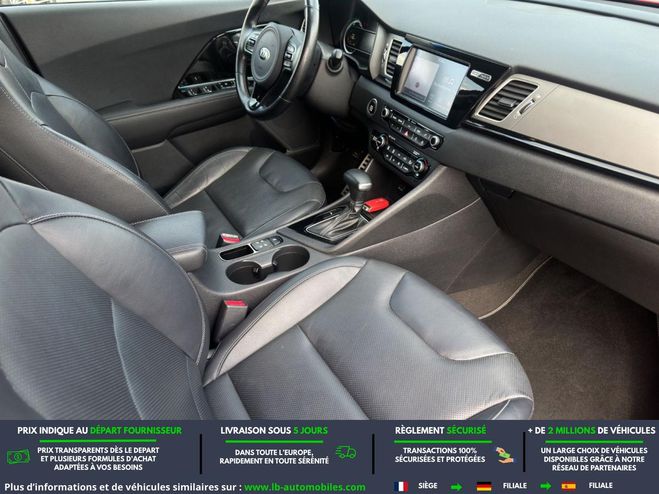 Kia Niro 1.6 GDi Hybride Rechargeable 141 ch BVA Rouge M�tallique de 2017