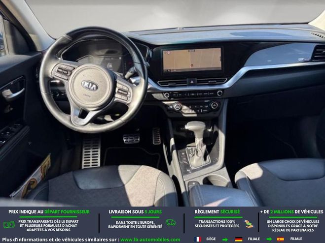 Kia Niro 1.6 GDi Hybride Rechargeable 141 ch BVA Bleu M�tallique de 2019