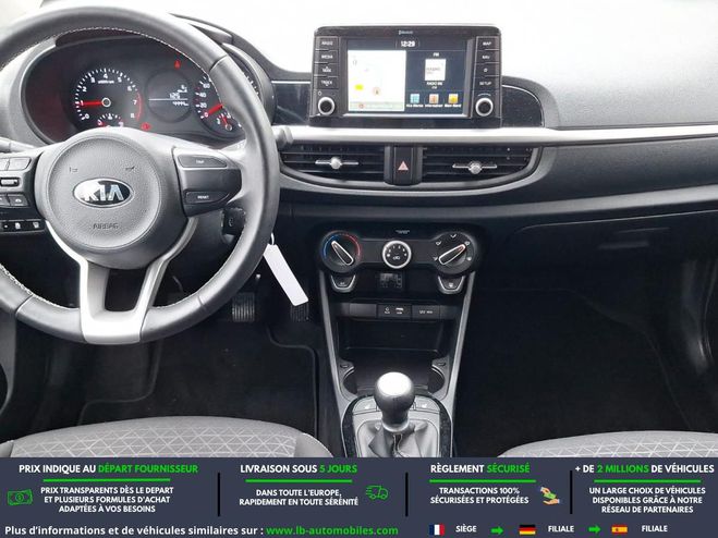 Kia Picanto 1.0 MPi 67 ch BVM Rouge M�tallique de 2019