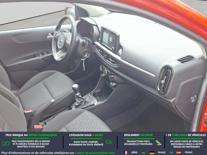 Kia Picanto 1.0 MPi 67 ch BVM Rouge M�tallique de 2019