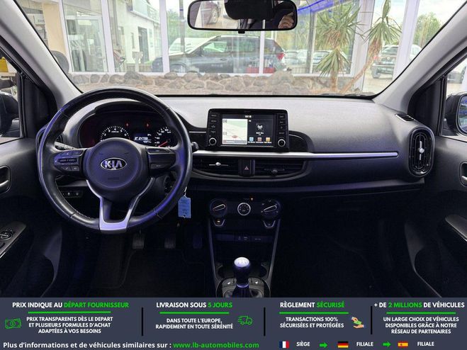 Kia Picanto 1.0 MPi 67 ch BVM Noir de 2018