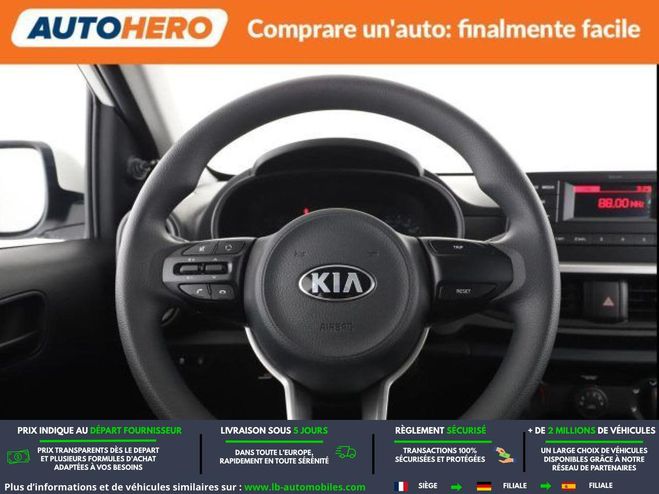 Kia Picanto 1.0 MPi 67 ch BVM Blanc M�tallique de 2020