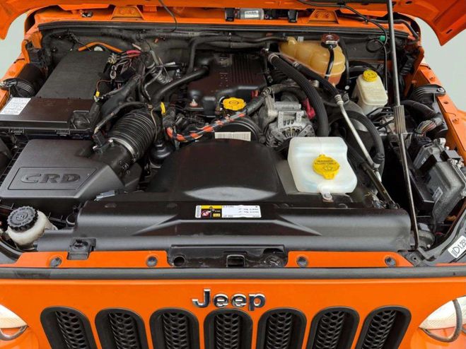 Jeep Wrangler Sahara 2.8 CRD 200 ch 4x4 BVA * DUAL TOP Orange de 2012