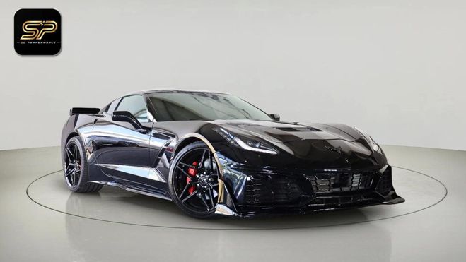 Chevrolet Corvette C7 Stingray 6.2 V8 466 ch * TARGA CARBON Noir de 2016