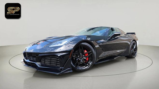Chevrolet Corvette C7 Stingray 6.2 V8 466 ch * TARGA CARBON Noir de 2016