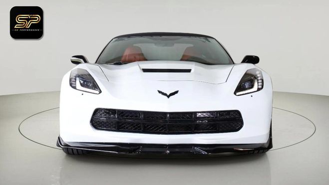 Chevrolet Corvette C7 Stingray Cabriolet 6.2 V8 466 ch * 2L Blanc de 2016