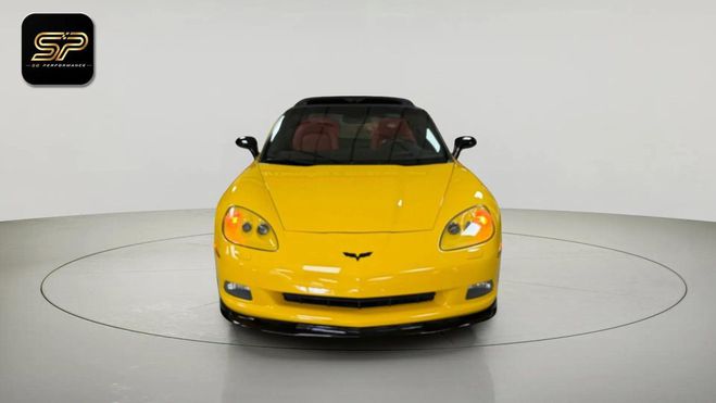 Chevrolet Corvette C6 LS3 Targa 6.2 V8 436 ch * JAUNE / CUI Jaune de 2010