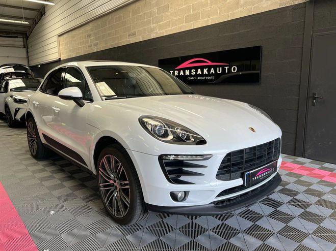 Porsche Macan s 3.0 tdi v6 258 cv pdk - jantes turbo t Blanc de 2015