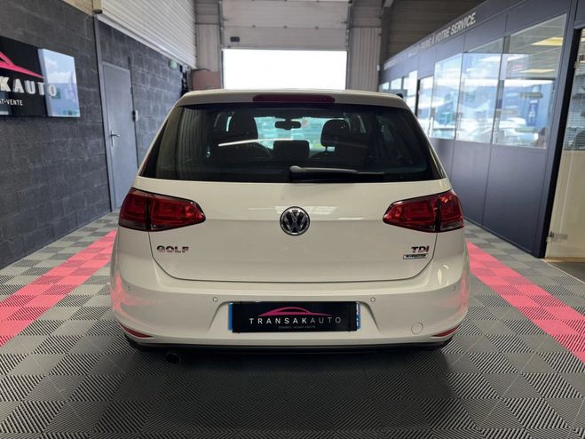Volkswagen Golf vii allstar bmt 1.6 tdi 110 cv Blanc de 2016
