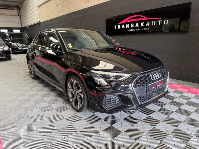 Audi A3 Sportback 35 tdi 150 cv s-tronic 7 s-lin Noir de 2021