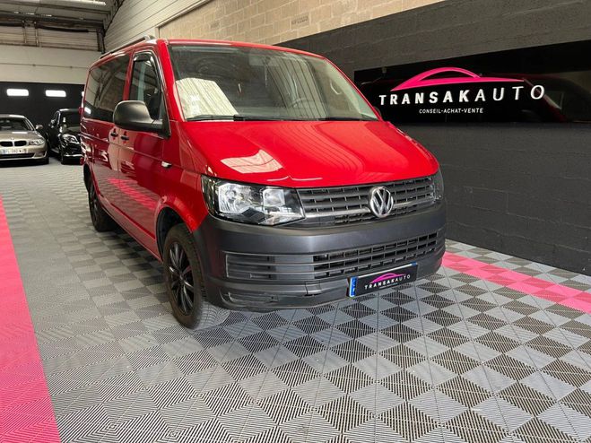 Volkswagen Transporter fourgon vitre l1h1 2.0 tdi 150 cv - atte Rouge de 2016