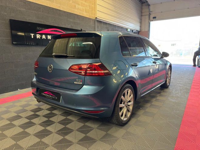 Volkswagen Golf carat 1.6 tdi bluemotion technology 110  Bleu de 2015