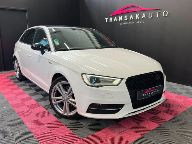 Audi A3 Sportback 2.0 tdi 150 s line tronic 6 -  Blanc de 2015