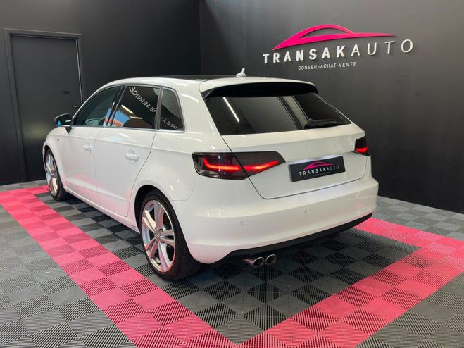 Audi A3 Sportback 2.0 tdi 150 s line tronic 6 -  Blanc de 2015