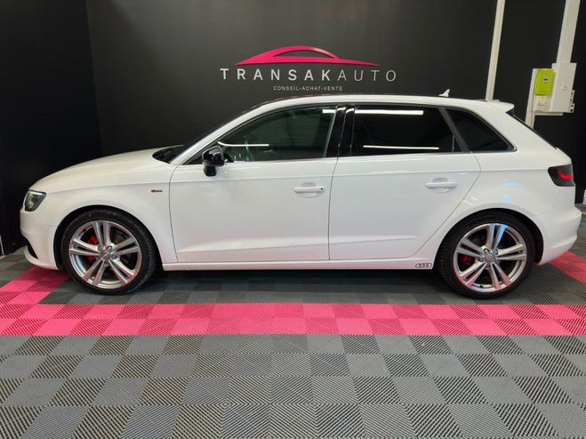 Audi A3 Sportback 2.0 tdi 150 s line tronic 6 -  Blanc de 2015