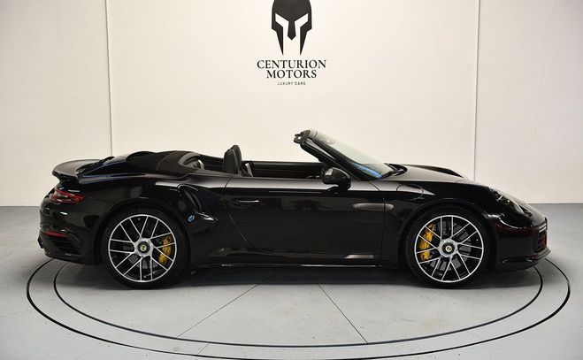 Porsche 911 991 turbo s cabriolet Noir de 2017