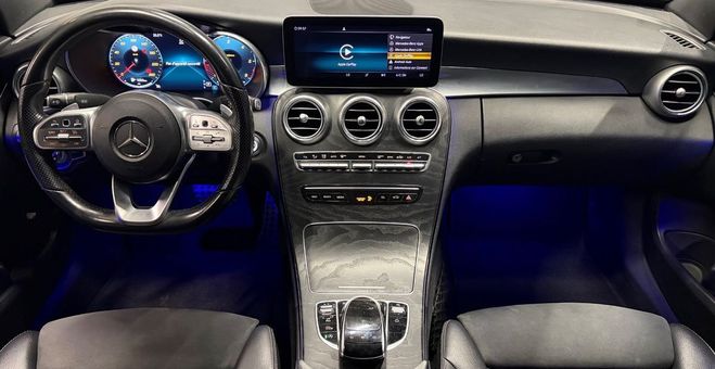 Mercedes Classe C 1.6 180 d 120 amg line 9g-tronic bva Noir de 2019
