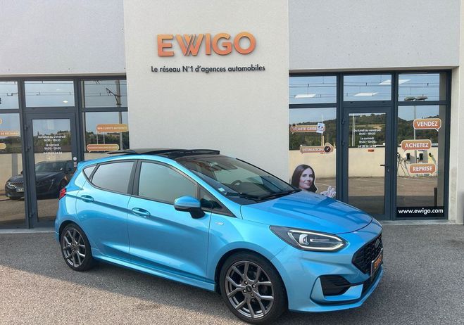 Ford Fiesta 1.0 Flexifuel 95ch ST-Line 5p Entretien  Bleu de 2022