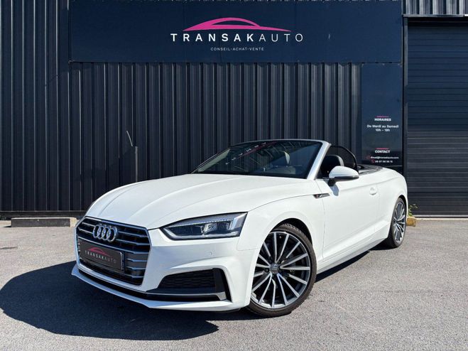 Audi A5 CABRIOLET 2.0 TFSI 252 ch Quattro Stroni Blanc de 2018