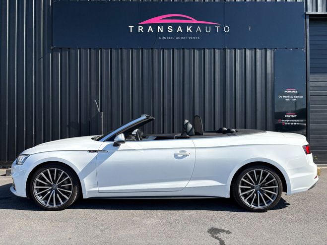 Audi A5 CABRIOLET 2.0 TFSI 252 ch Quattro Stroni Blanc de 2018