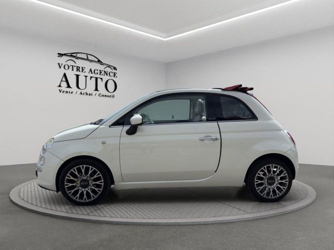 Fiat 500 Cabriolet 0.9i TwinAir - 85 S&S - BV Dua BLANC de 2012
