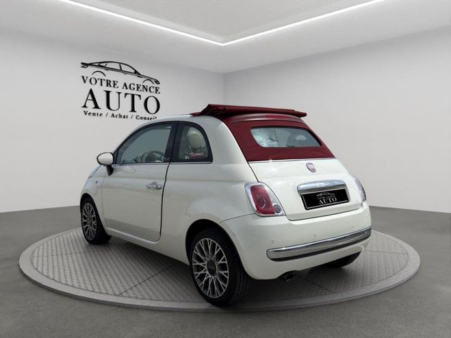 Fiat 500 Cabriolet 0.9i TwinAir - 85 S&S - BV Dua BLANC de 2012