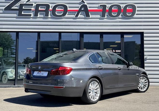 BMW Serie 5 518D LCI luxury 2L 150ch ( camera 360, a Gris de 2016