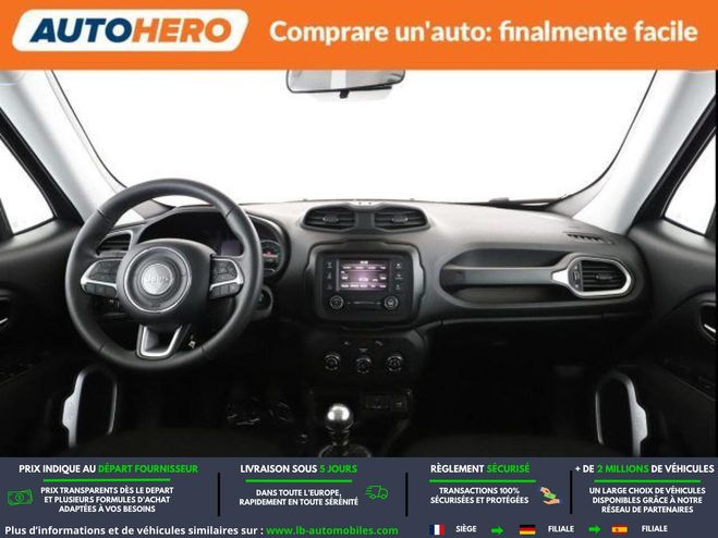 Jeep Renegade 1.0 120 ch BVM Bleu M�tallique de 2021