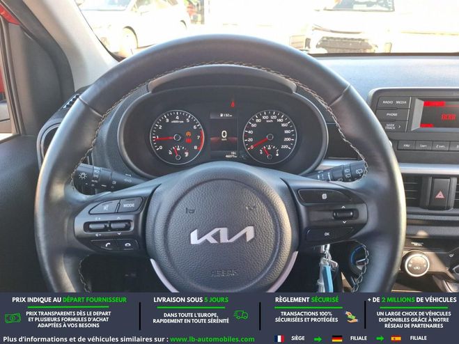 Kia Picanto 1.0 DPi 67ch BVM Rouge M�tallique de 2022