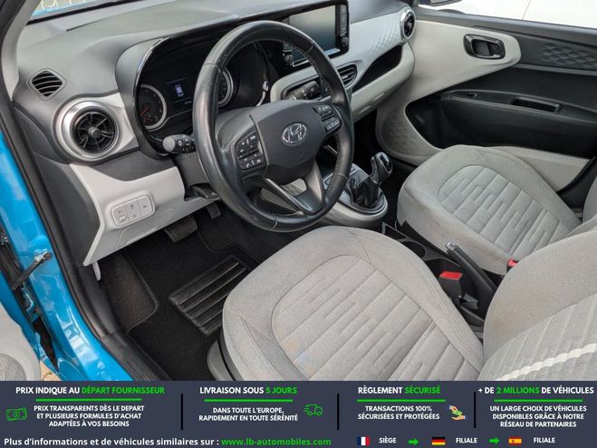 Hyundai I10 1.2 84 BVA Bleu M�tallique de 2020