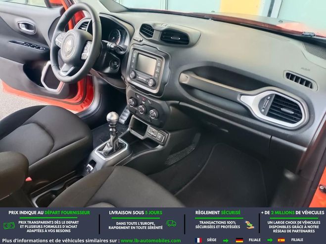 Jeep Renegade 1.6 Multijet 120 ch Orange de 2020