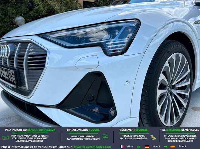 Audi E-Tron 55 quattro 408 ch Blanc M�tallique de 2022
