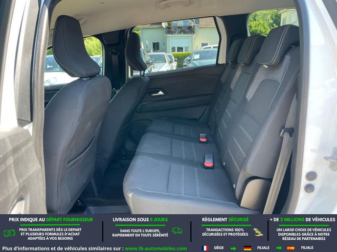 Dacia Jogger TCe 110 5 places Blanc M�tallique de 2022
