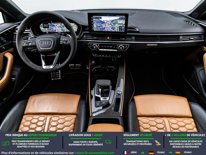 Audi RS4 V6 2.9 TFSI 450 ch BVA Quattro Vert M�tallique de 2022