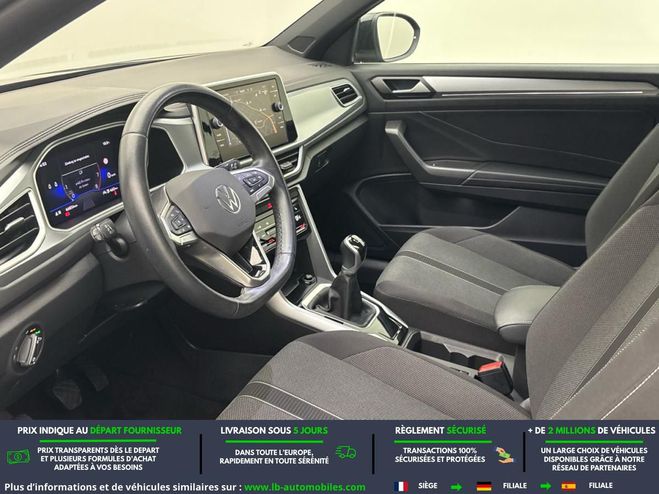 Volkswagen T-Roc Cabriolet 1.0 TSI 110 Start/Stop BVM Noir de 2023