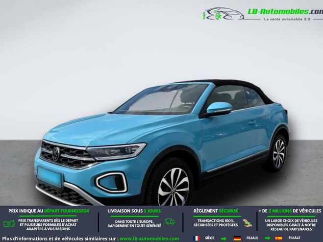 Volkswagen T-Roc Cabriolet 1.0 TSI 110 Start/Stop BVM Bleu de 2022