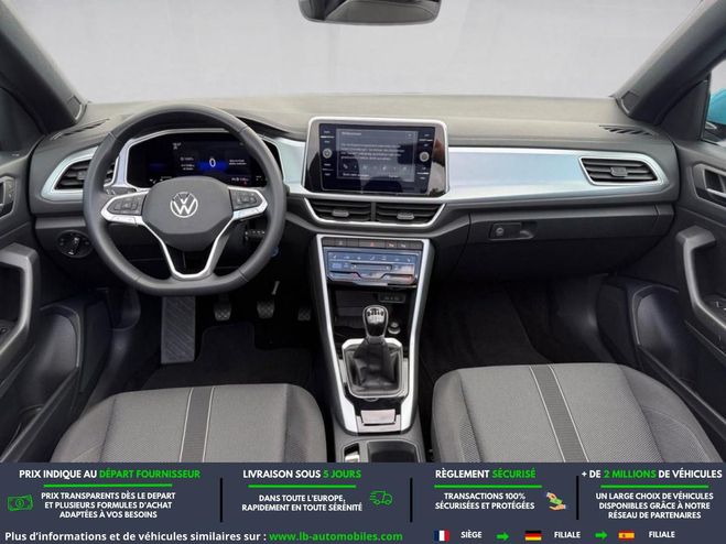 Volkswagen T-Roc Cabriolet 1.0 TSI 110 Start/Stop BVM Bleu de 2022