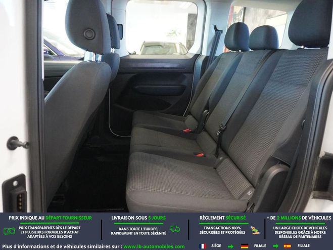 Volkswagen Caddy 2.0 TDI 122 BVM Blanc de 2021