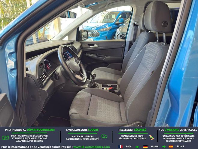 Volkswagen Caddy 2.0 TDI 122 BVM Bleu M�tallique de 2021