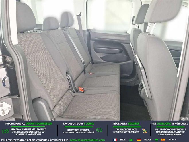 Volkswagen Caddy 2.0 TDI 122 BVM Noir M�tallique de 2022