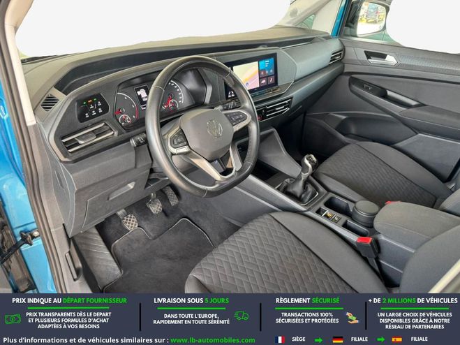 Volkswagen Caddy 2.0 TDI 122 BVM Bleu M�tallique de 2023