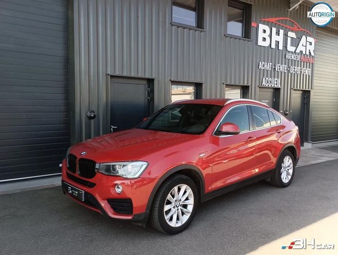 BMW X4 2.0 D 190CV BVA8 X-LINE XDRIVE ATTELAGE  Rouge de 2015