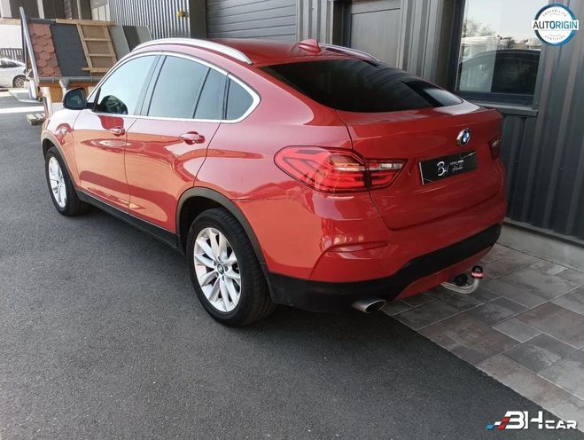 BMW X4 2.0 D 190CV BVA8 X-LINE XDRIVE ATTELAGE  Rouge de 2015