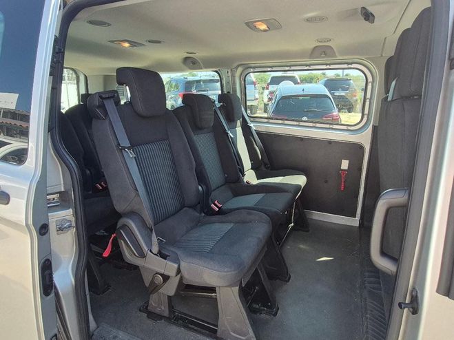 Ford Transit 130 CUSTOM 9 PLACES REGUL CLIM CT OK Gris Clair de 2016