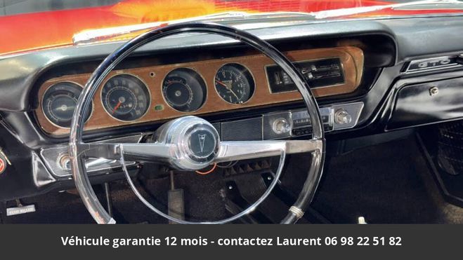 Pontiac LeMans 1965 coupe 389 ci 325 hp 2 super turbine Rouge de 1965