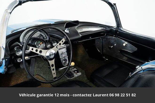 Chevrolet Corvette C1 1961 coupe 283 ci v8 315 hp code rpo  Blanc de 1961