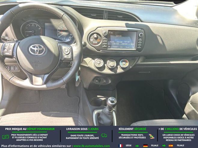 Toyota Yaris 110 VVT-i BVM Blanc de 2018
