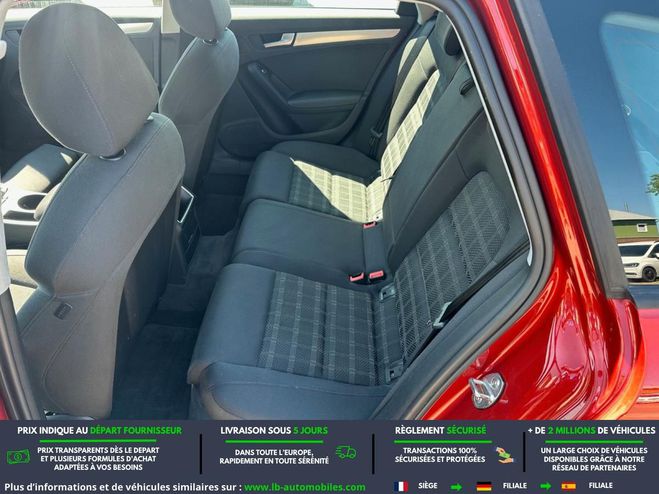 Audi A4 1.8 TFSI 120 BVA Rouge M�tallique de 2015