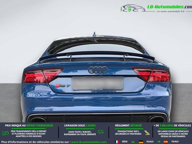 Audi RS7 V8 4.0 TFSI 605 BVA Bleu M�tallique de 2017