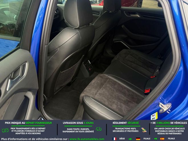 Audi S3 2.0 TFSI 300 BVA Bleu M�tallique de 2016